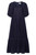 Margot Dress in Navy Velvet