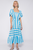 Palmira Turquoise Stripe Dress