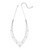 Arden Rhodium Multi Strand Necklace 