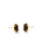 Emilie Stud Gold Black Cat Eye Earrings