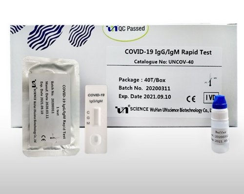 Unscience Antigen Rapid Test Kit box