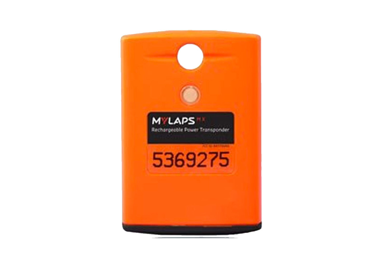 MyLaps Classic Rechargeable Transponder Combo (Motocross/MX), no subscription required