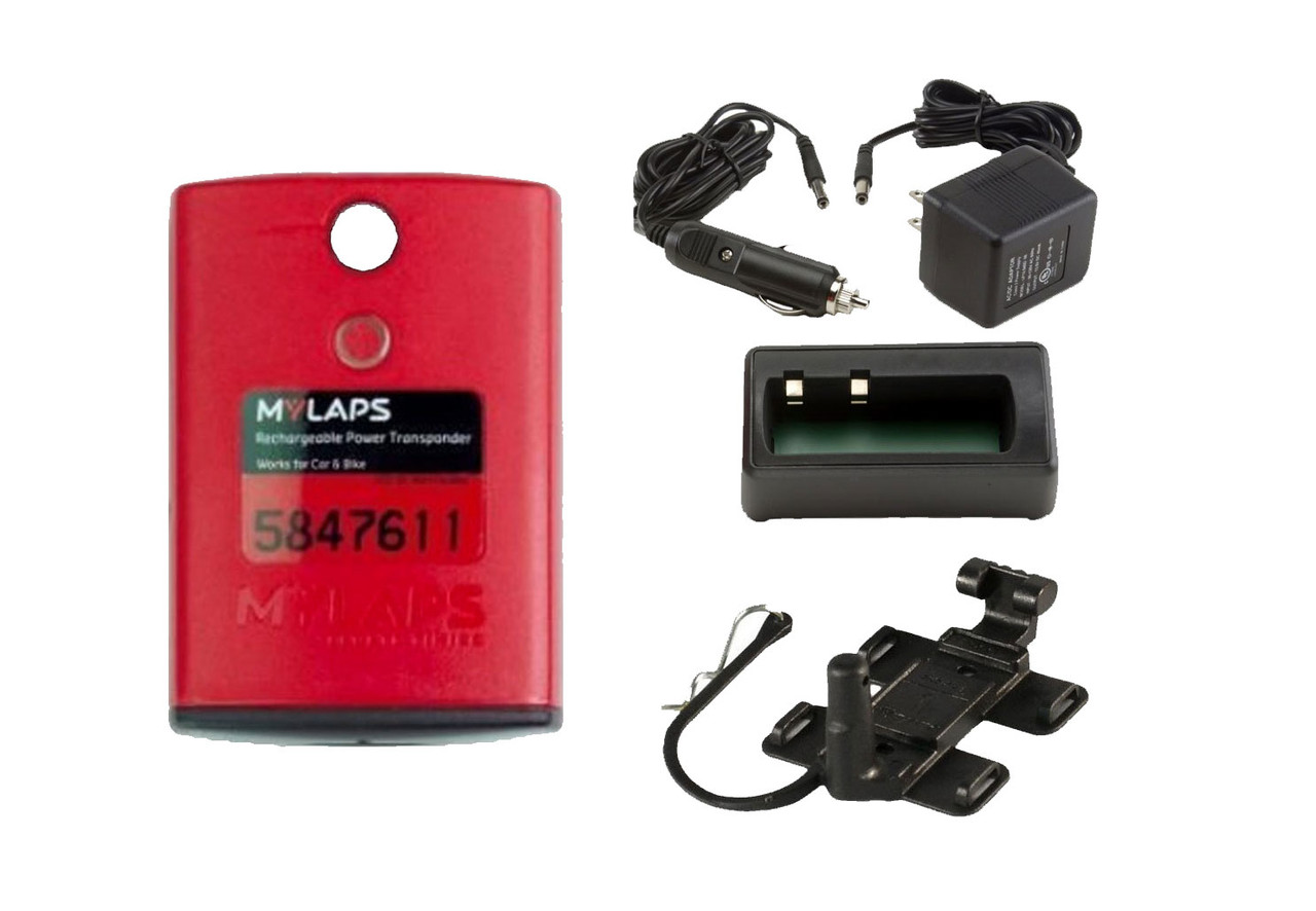 MyLaps Classic Rechargeable Transponder Combo (Car/Bike), no subscription  required