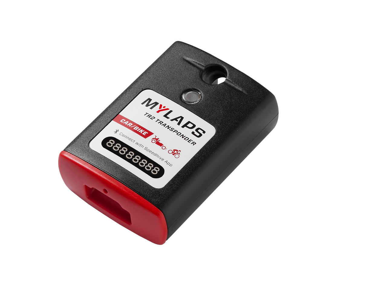 MyLaps TR2 Rechargeable Transponder (Car/Motorcycle), 5-year subscription