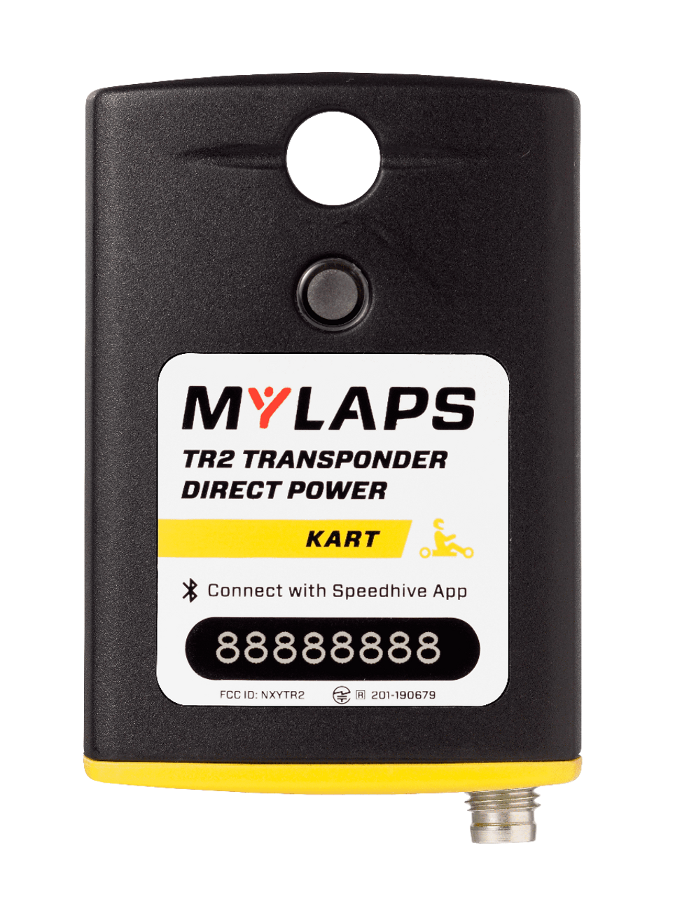 MyLaps TR2 Direct Power Transponder (Kart), 1-year subscription