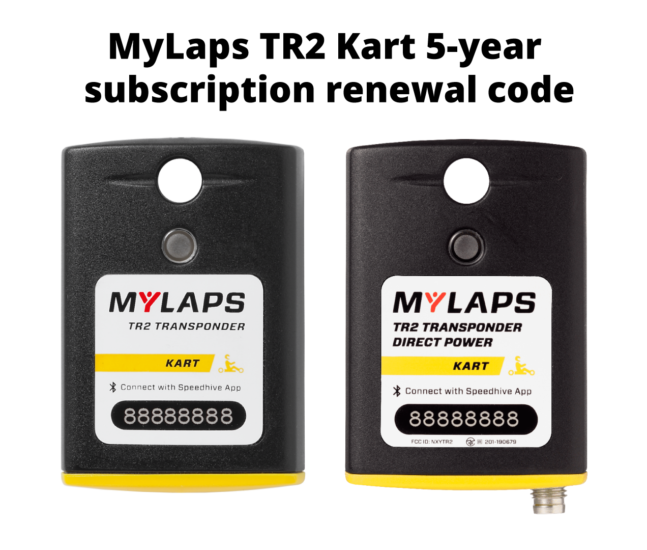 MyLaps TR2 subscription renewal code, 5-year Kart