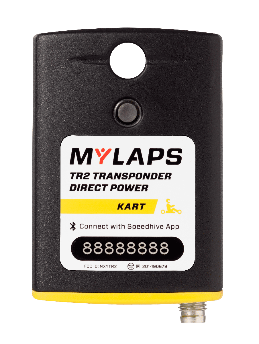 (Open Box) MyLaps TR2 Go Direct Power Transponder (Kart), No subscription (Open Box)