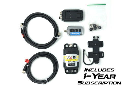 MyLaps X2 Direct Power Transponder (Karting), 1-year subscription