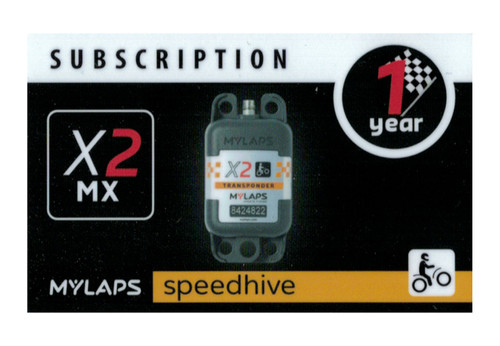 MyLaps Transponder Subscription Card - Flex Rechargeable
