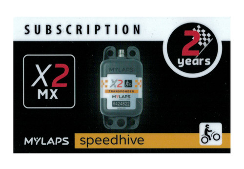 MyLaps X2 subscription renewal, 2-year MX [Renew instantly @ X2renew.com]