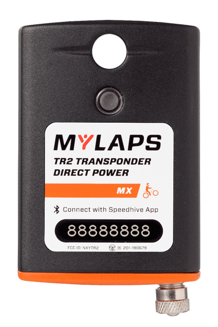 MyLaps TR2 Go Direct Power Transponder (MX), No subscription