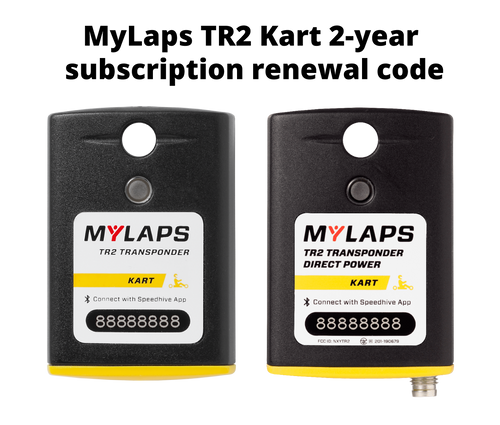 MyLaps TR2 subscription renewal code, 2-year Kart