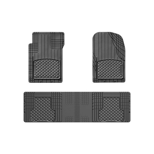 Trim-to-Fit vehicle floor mats designed to trap fluids and debris from your car, truck, SUV or minivan's interior and protect it from unwanted dirt, grime and moisture.  Made from our advanced rubber-like Thermoplastic Elastomer (TPE) compound that is an OEM approved, virtually odorless latex-free material, that contains no harmful PVCs, cadmium, or lead and is 100% recyclable. To ensure proper safety, the AVM Trim-to-Fit Mat features the patented MatGrip retention device, as well as molded-in nibs for a secure mat-to-floor interface.