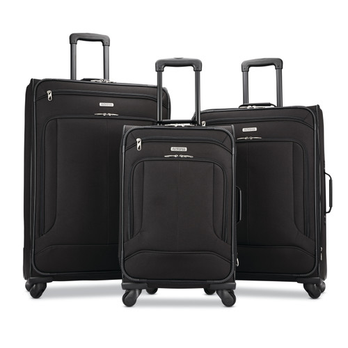 AT Pop Max - Three Piece Spinner Set made from durable Polyester that is perfect for the leisure traveler who wants to make a bold statement on the go!