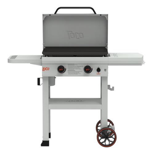 Loco 26-Inch SmartTemp 2-Burner Griddle with Open Cart