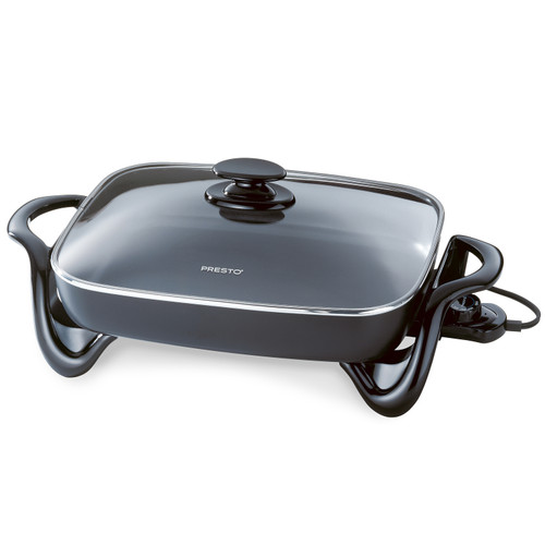 Presto 16" Electric Skillet w/ Glass Cover