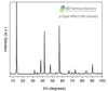 Niobium doped WSe2 crystal XRD pattern