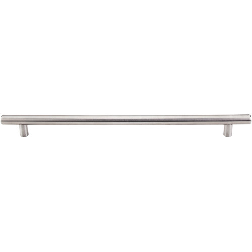 Stainless Hollow Bar Pull 11 11/32'' cc H6  in Brushed Stainless Steel
