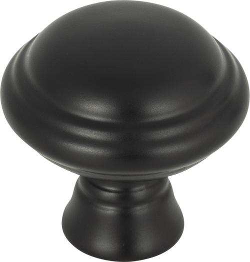 Grace Henderson Knob 1 1/4 Inch  TK1020BLK in Flat Black