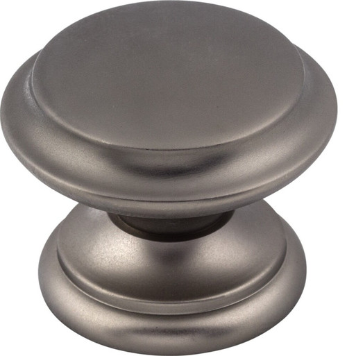 Dakota Flat Top Knob 1 3/8'' Ash Gray