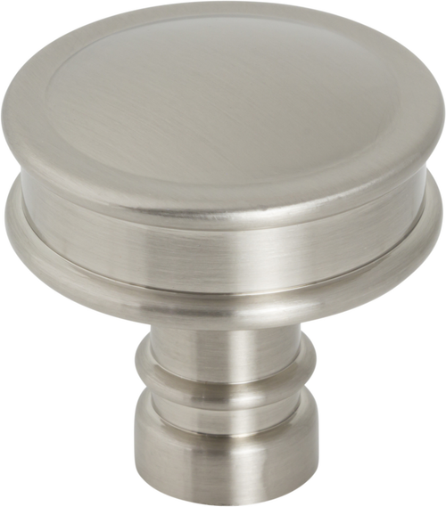 Morris Cranford Knob 1 1/4 Inch Brushed Satin Nickel TK3140BSN