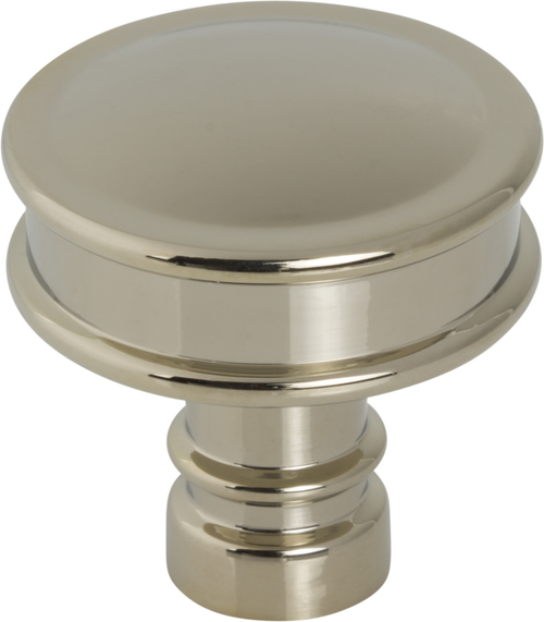 Morris Cranford Knob 1 1/4 Inch Polished Nickel TK3140PN