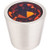 Wine Crystal Center Knob 3/4''   TK134  in Brushed Satin Nickel Shell