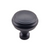 Brixton Rimmed Knob 1 1/4 Inch in Flat Black TK880BLK