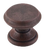 Flat Top Knob 1 3/8 Inch in Patina Rouge M1231