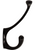 Hooks Bergen Hook 5 9/16'' Flat Black