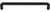 Ellis Hartridge Appliance Pull 12'' Flat Black