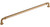 Chareau Reeded Pull 12'' Honey Bronze