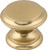 Dakota Flat Top Knob 1 3/8'' Honey Bronze