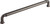 Chareau Reeded Appliance Pull 12 Inch Ash Gray