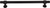 Dakota Bit Appliance Pull 18 Inch Flat Black M2787