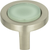 Spa Green Round Knob 1 1/4'' Brushed Nickel 229-GR-BRN