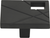 Modernist Right Square Knob 1 1/2'' Matte Black 251R-BL