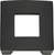 Centinel Square Knob 1 1/4'' cc Matte Black 255-BL