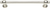 Bronte Pull 6 5/16'' cc Polished Nickel 315-PN
