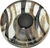 Dream Glass Milky Way Glass Round Knob 1 1/2'' Aged Bronze 3206-O