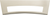 Edge Pulls Mid Century Tab Pull 5 1/16'' cc Brushed Nickel 363-BRN