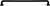 Elizabeth Appliance Pull 18'' Matte Black 451-BL