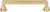 Oskar Pull 5 1/16'' cc Warm Brass A103-WB