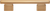 Holloway Pull 3 3/4'' cc Warm Brass A512-WB