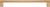 Reeves Pull 8 13/16'' cc Warm Brass A526-WB