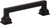 Erika Pull 3 3/4'' cc Matte Black A622-BL