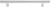 Linea Rail Pull 6 5/16'' cc Polished Chrome A820-CH