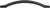 Low Arch Pull 6 5/16'' cc Matte Black A830-BL