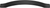 Low Arch Pull 6 5/16'' cc Matte Black A830-BL