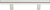 Linea Skinny Pull 3'' cc Polished Stainless Steel A837-PS